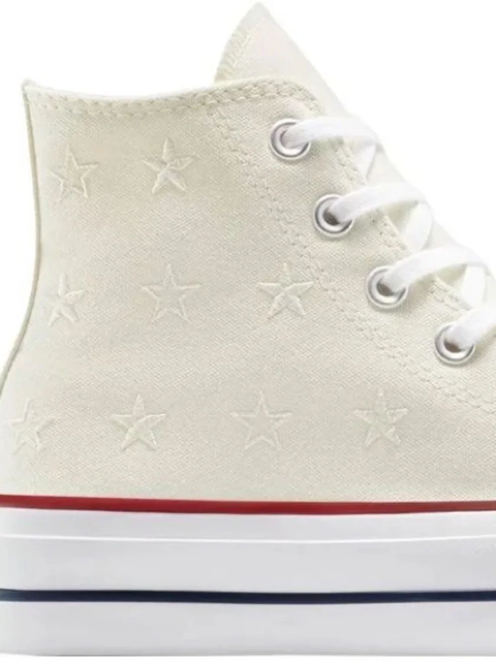 Converse Platform High Top Sneakers w/ Stars embroidery